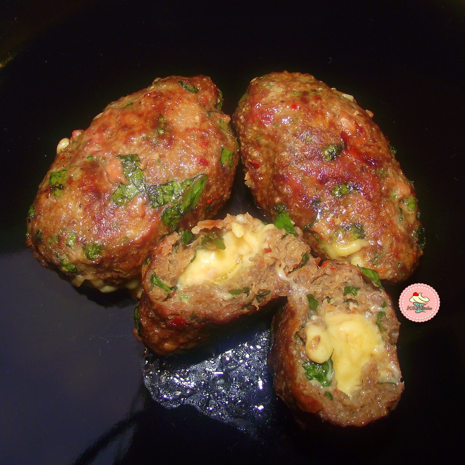 KASARLI KÖFTE (Turkish meatballs with cheese) ~ H.G.'s Kitchen