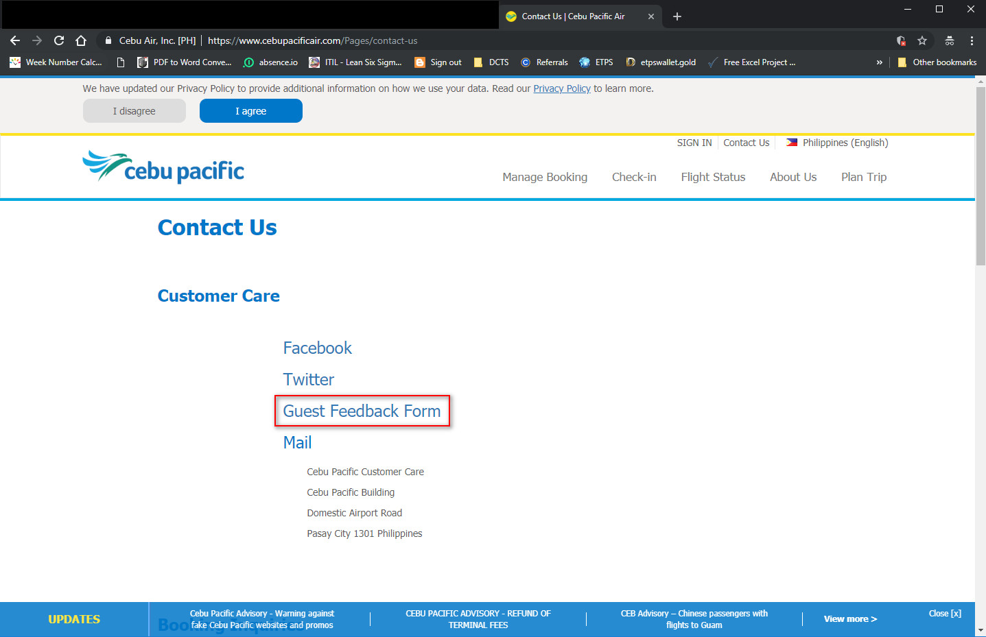 Change Name In Cebu Pacific Booking