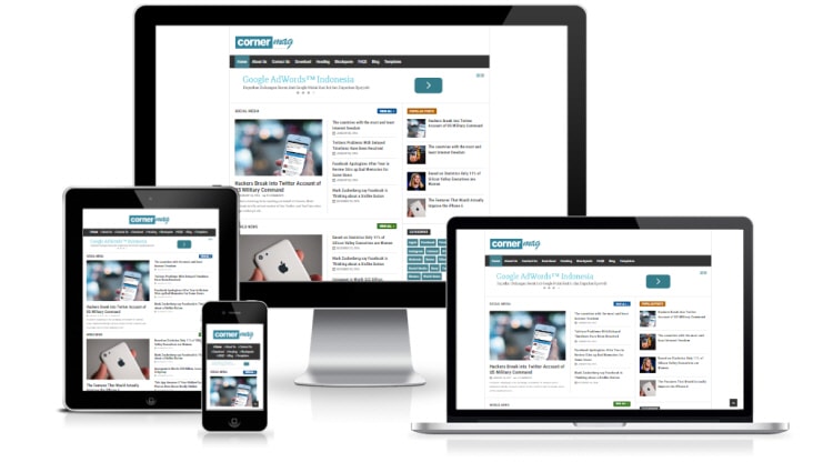 Cornermag blogger template