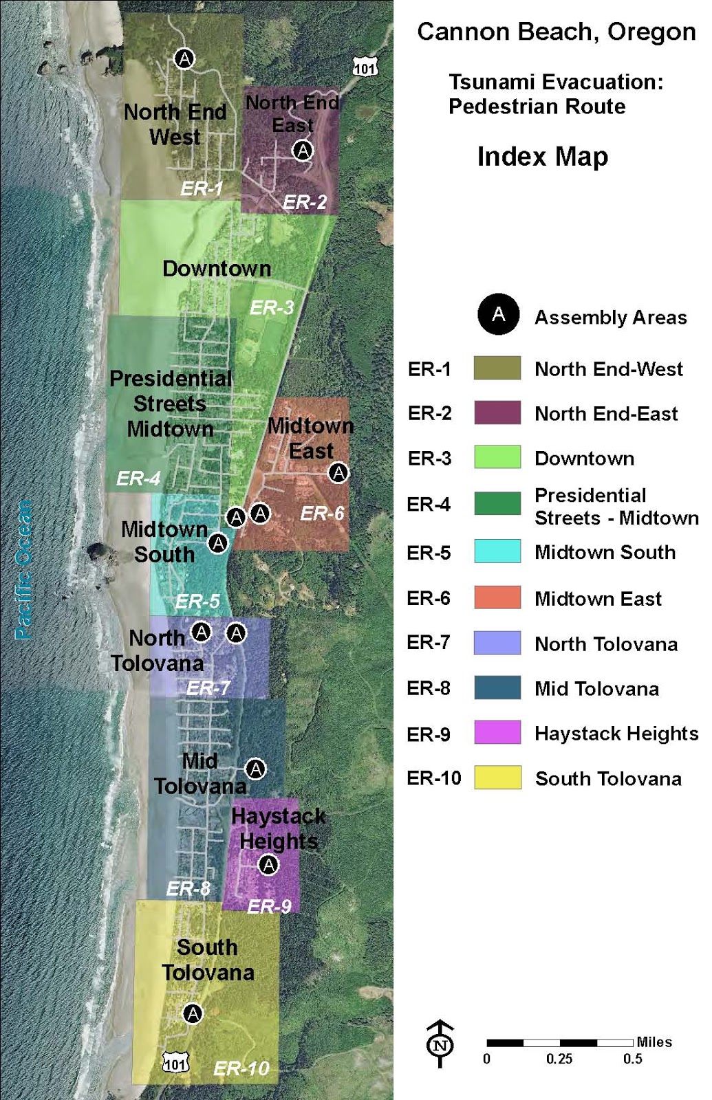 Tsunami inundation zone oregon