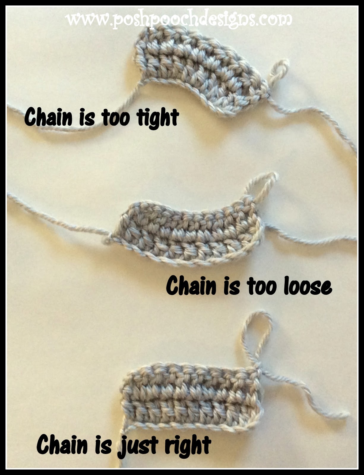 Posh Pooch Designs Live Video "Why Does My Beginning Chain Curl