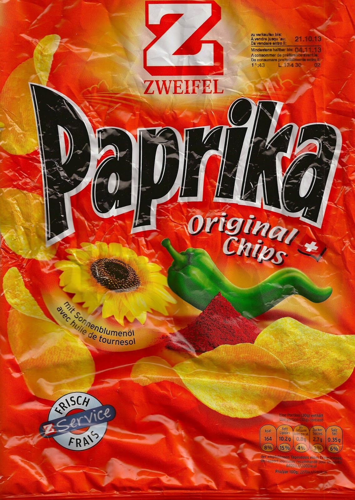 Cheeseburger Crisps & Other Stories Zweifel Paprika Original Chips