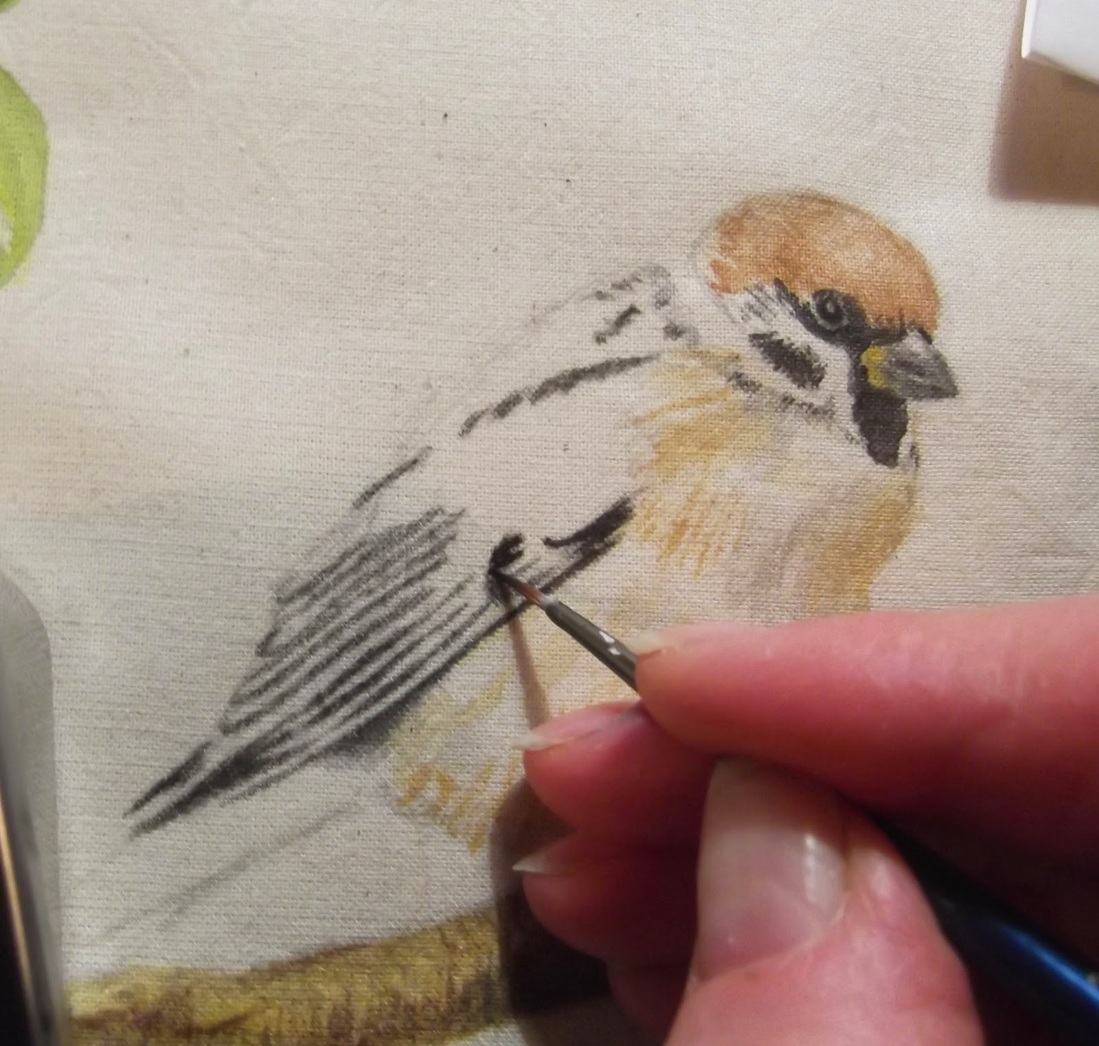 Uniqart Tutorial Painting On Fabric With Inktense Colours