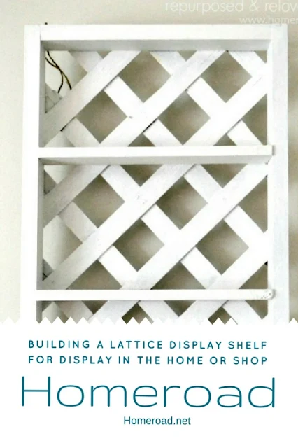 wooden lattice shelving pin