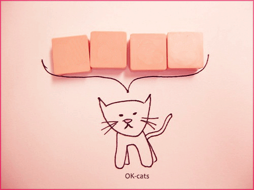 Art Cat GIF with caption • Cute scrabble Kitten scores 9 points with MEOW. 3 + 1 + 1 + 4 = 9 • Numbers add up! MEOW! Art Cat GIFwith caption • Cute scrabble Kitten scores 9 points with MEOW. 3 + 1 + 1 + 4 = 9 • Numbers add up! MEOW!