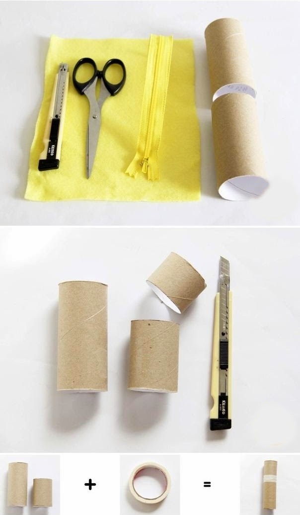 Popular DIY Crafts Blog How to Make Toilet Paper Roll Pencil Case