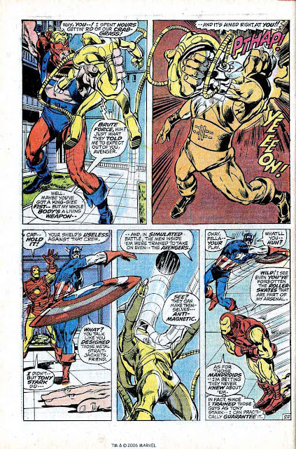 Avengers v1 #94 marvel comic book page art by Neal Adams Avengers v1 #94 marvel comic book page art by Neal Adams