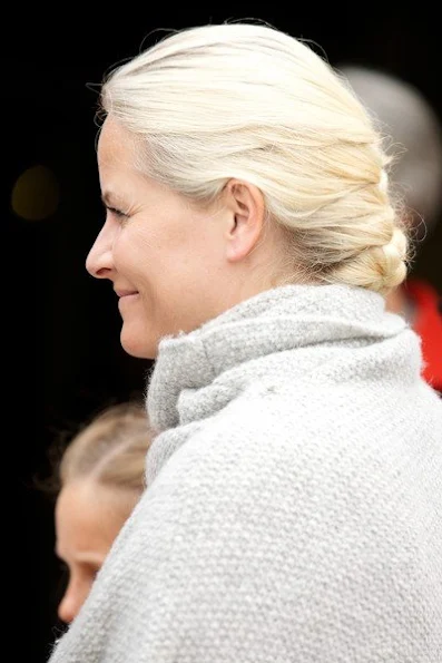 Crown Princess Mette-Marit of Norway, Crown Prince Haakon of Norway and Prince Sverre Magnus of Norway, Princess Ingrid Alexandra of Norway