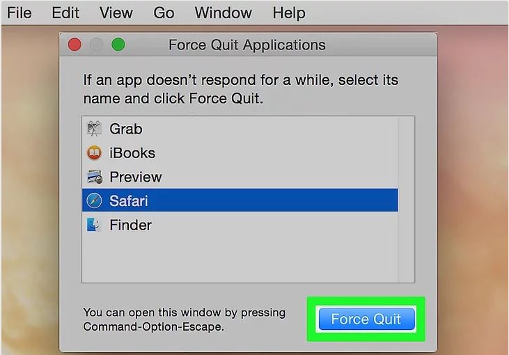Macbook Repair Mecnote How to Force Quit an Application in Mac OS X