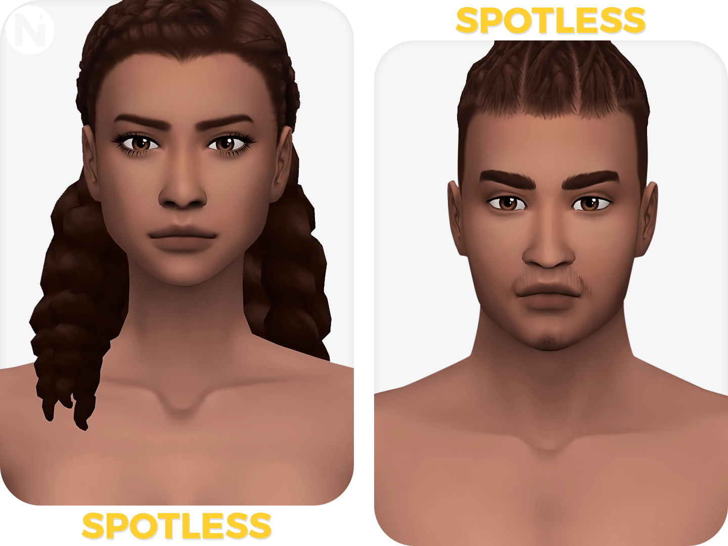 Spotless Sims 4 CC Skinblend