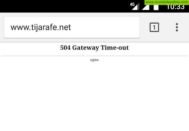 Tijarafe desactiva su web municipal por labores de mantenimiento