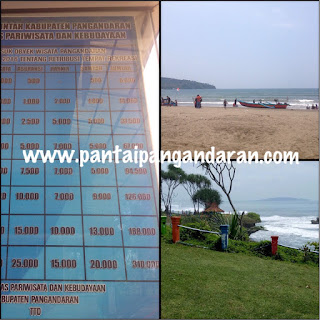 Tiket masuk Pangandaran