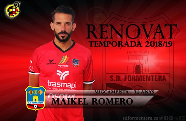 Oficial: SD Formentera, renueva dos años Maikel Romero