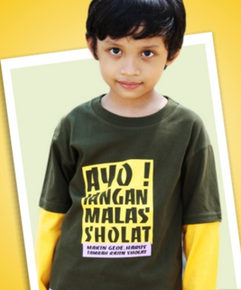 Model Kaos Anak-Anak Muslim Model Terbaru