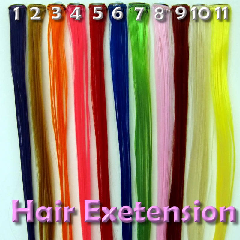 Hair Extensions Types Colored Hair Extensions