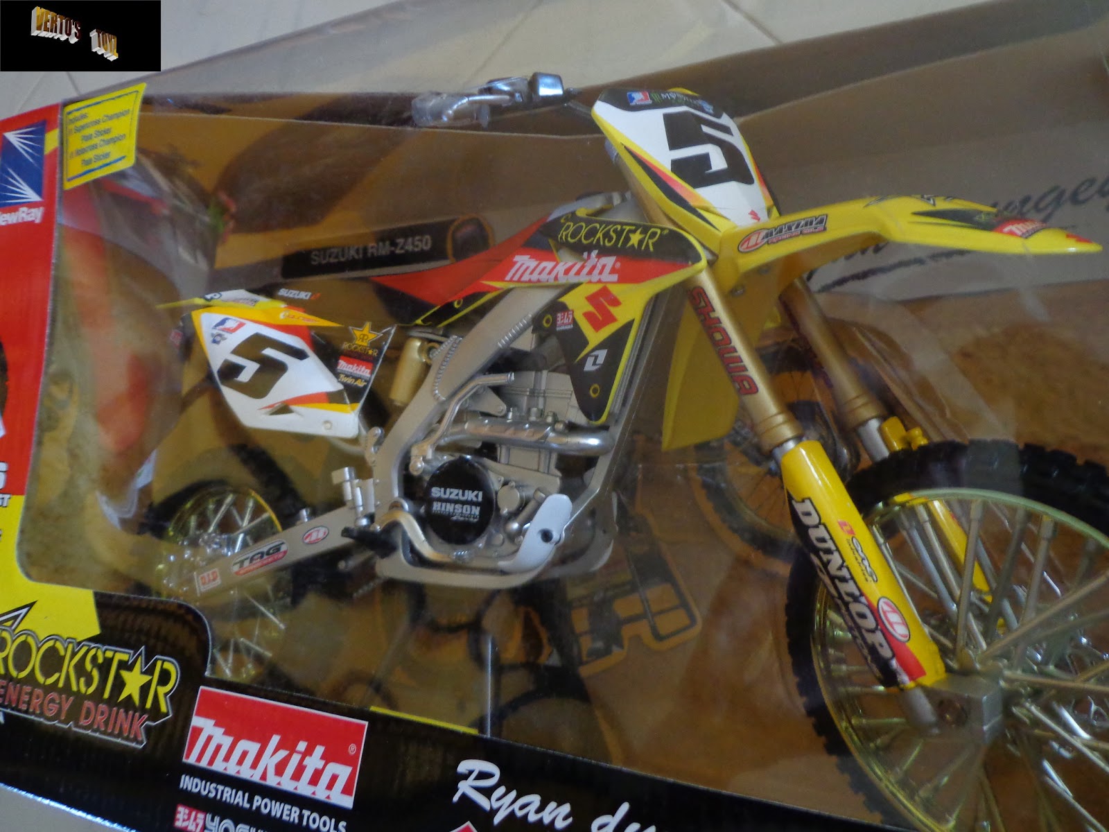 VERTO'S TOYZ: IN STOCK Die-cast 1/6 Scale Suzuki Ryan Dungey RM-Z450