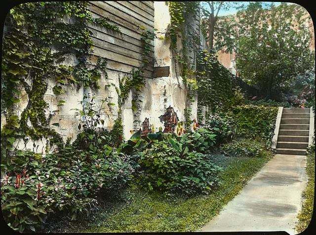 Colour Photos of NYC Gardens in the 1920s vintage everyday