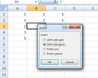 Pilihan menu insert microsoft excel Pilihan menu insert microsoft excel