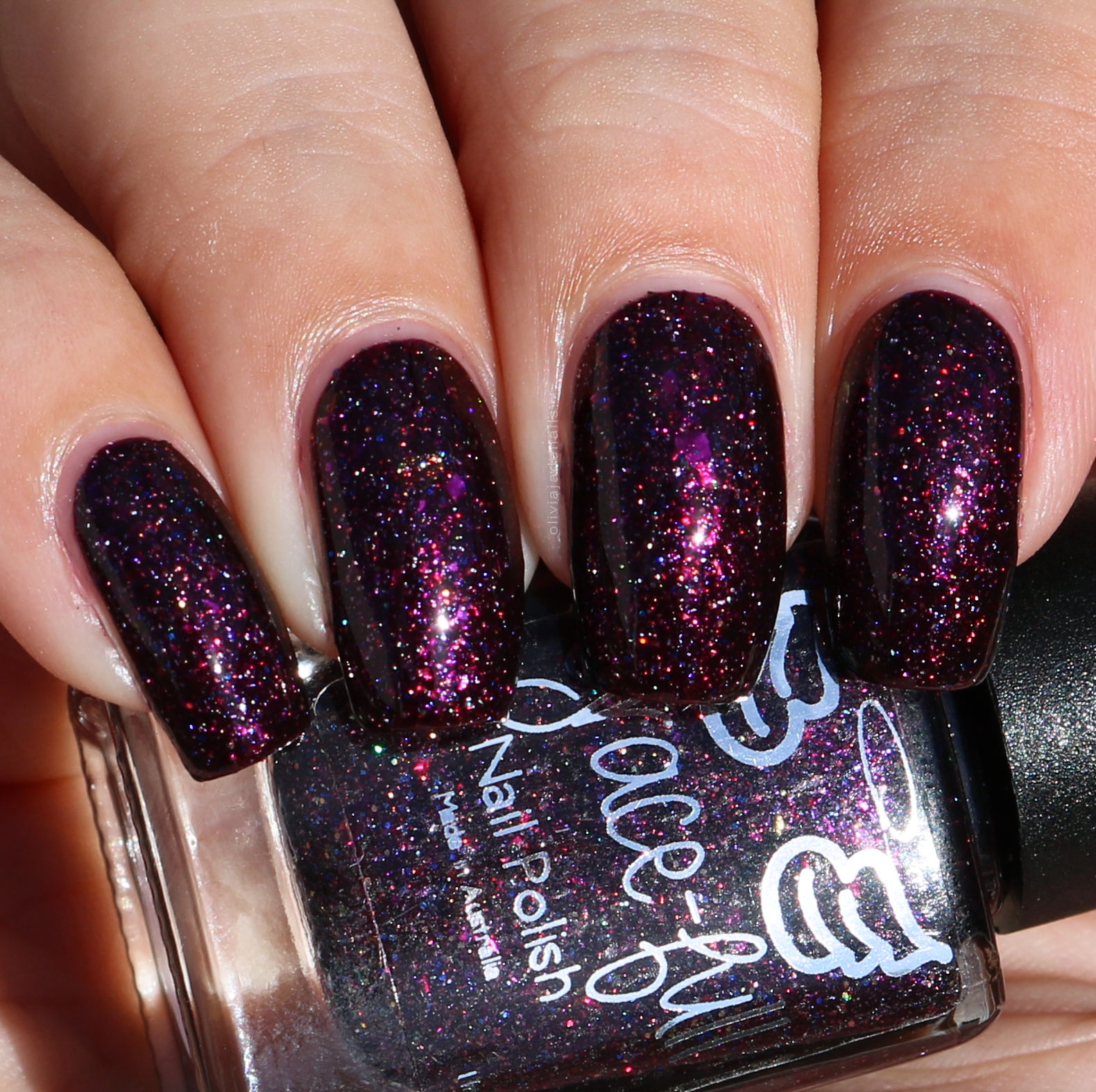 Grace-full Nail Polish Message In A Model swatched by Olivia Jade Nails