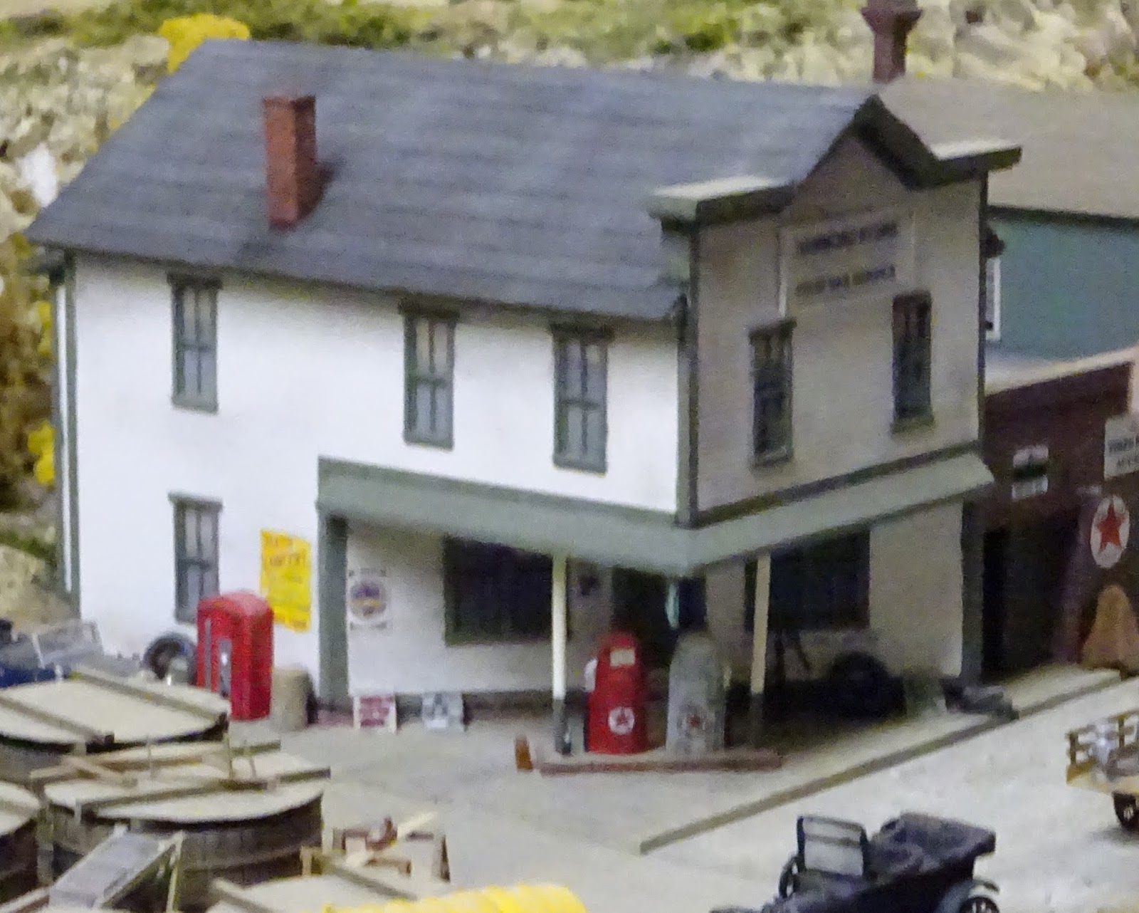 Model Railroad Minutiae Gas station model planning
