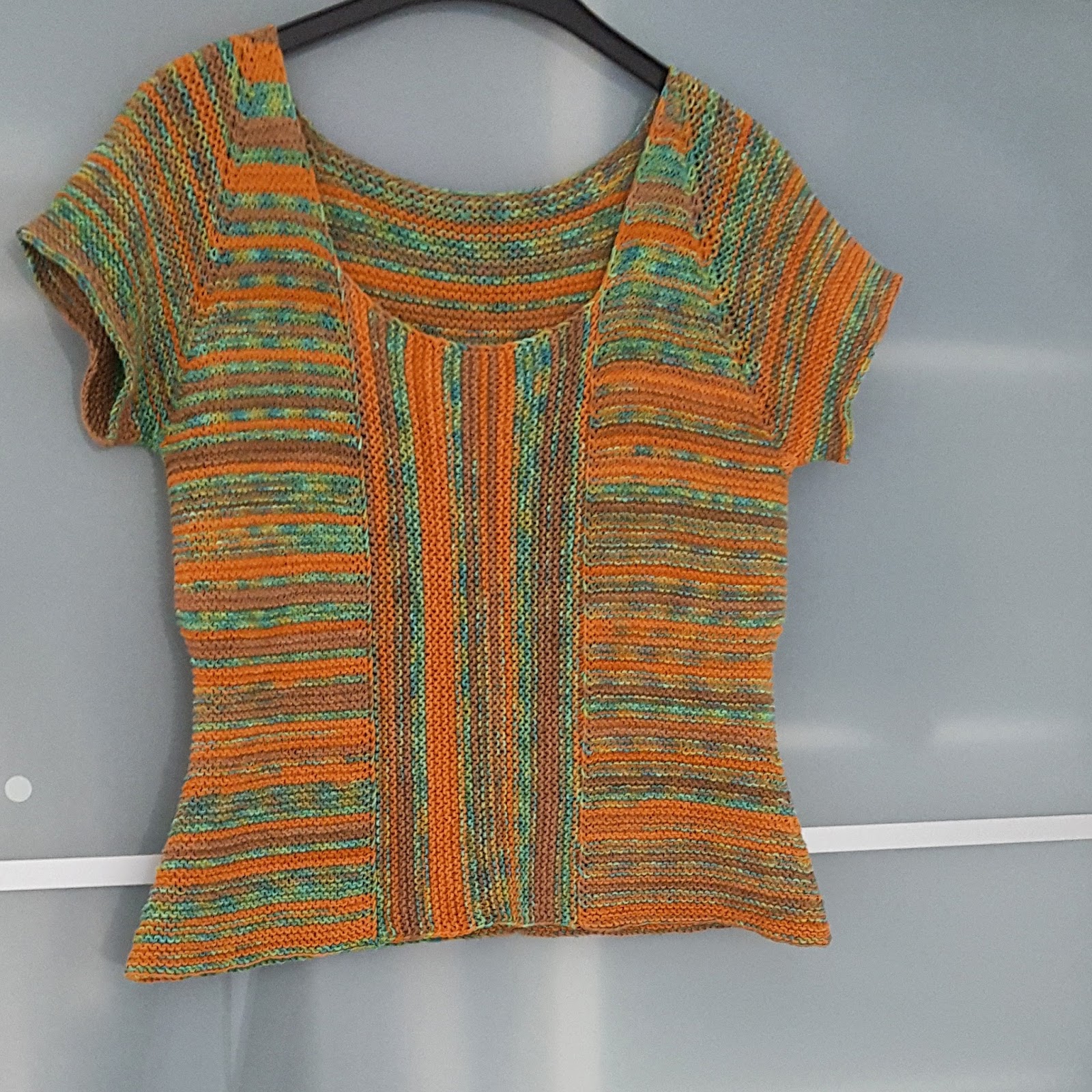 Knitting and so on: Summertime Garter Stitch Top