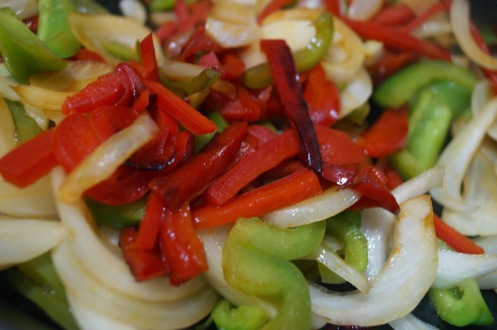 In the Kitchen with Jenny Caramelizing Onions and Peppers (without a ton of oil or sugar)