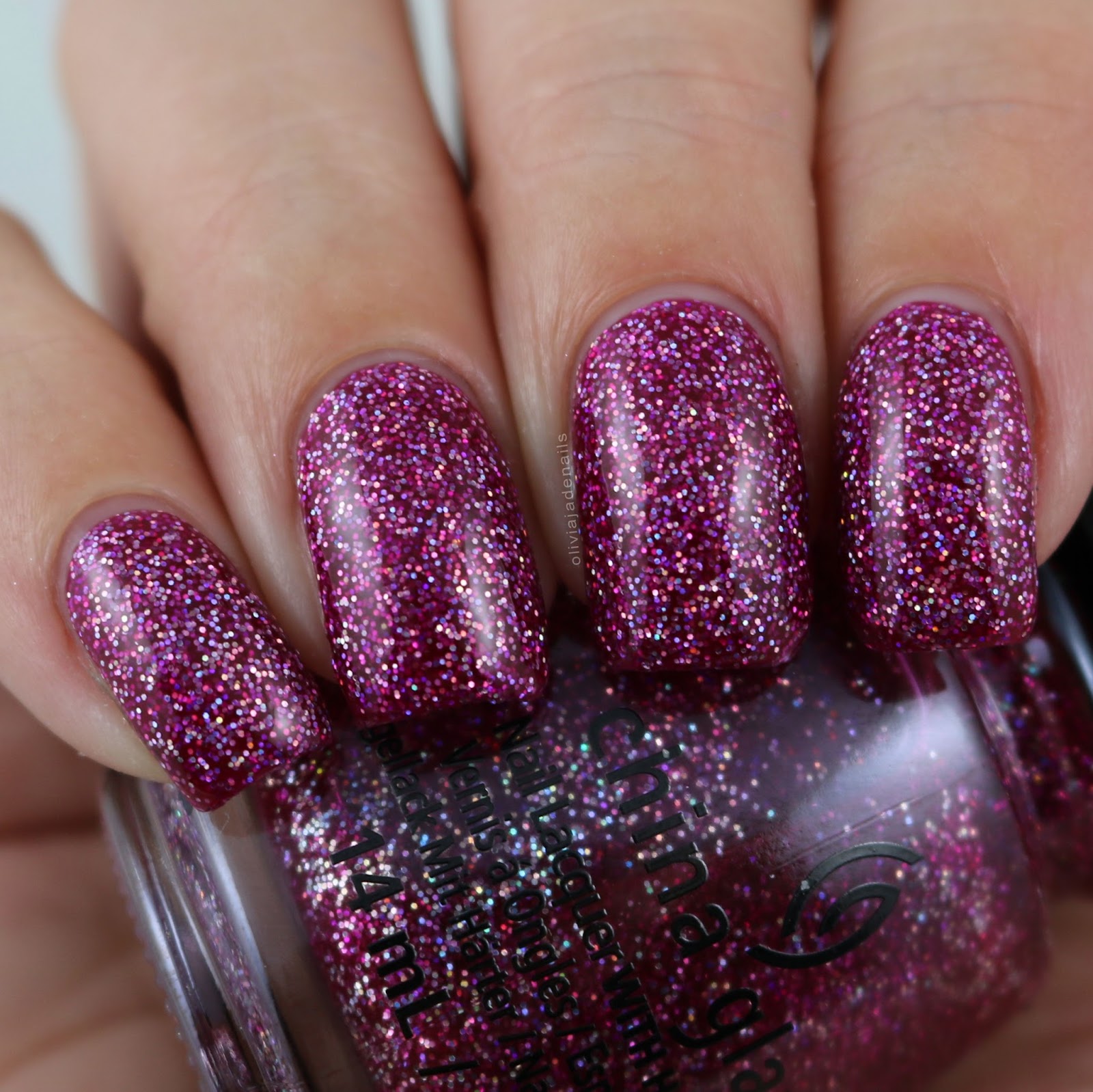 China Glaze Where's The Party Canon At? swatched by Olivia Jade Nails