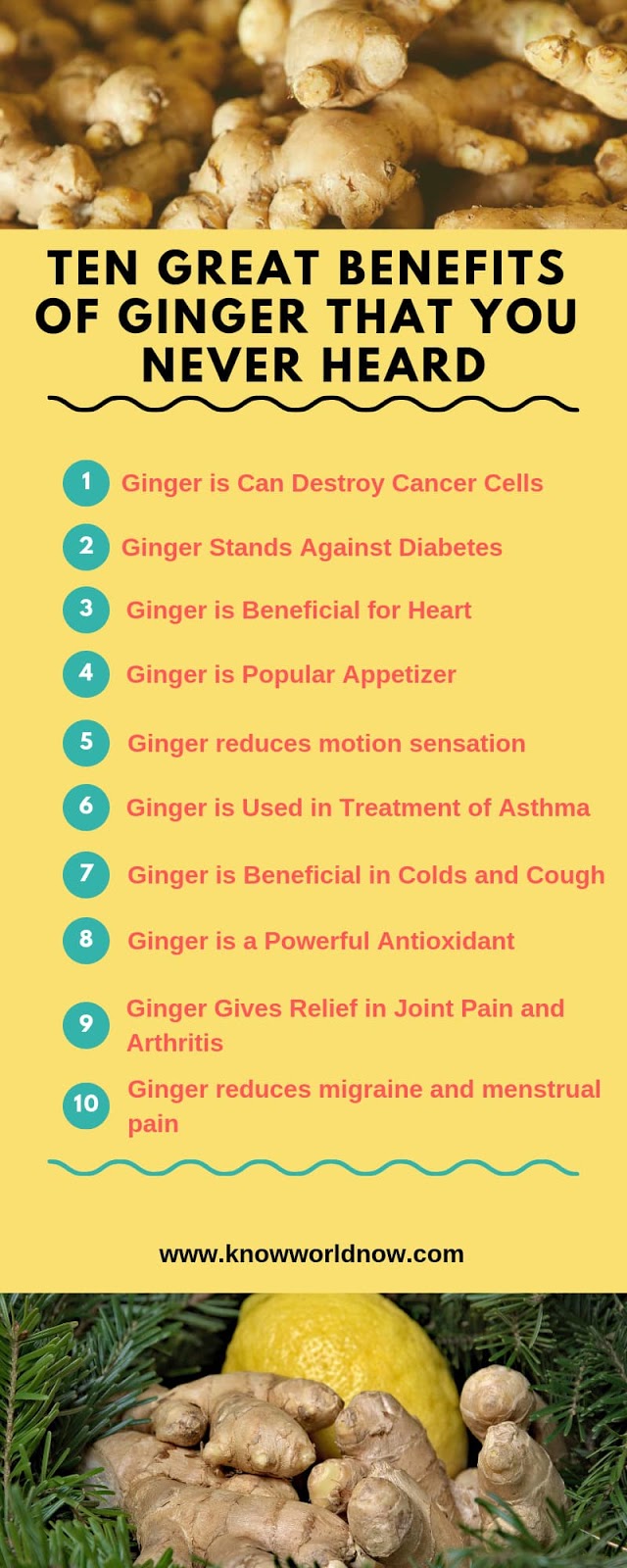 Ten Great Benefits Of Ginger That You never Heard