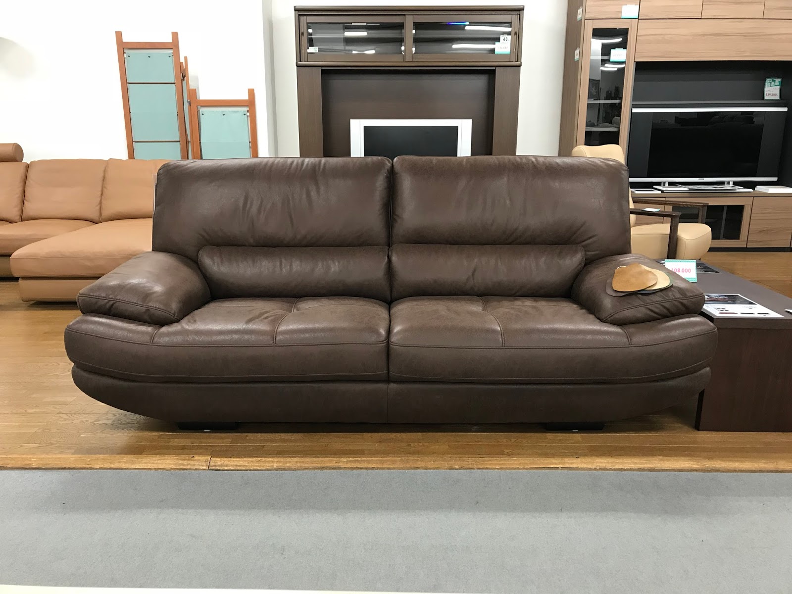 長野県 下 諏訪 町 花岡 家具 センター 商品トピック 関家具 ソファ レザーテックス リラックスフォーム クラッシュ