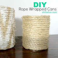 DIY Knotted Rope Finials