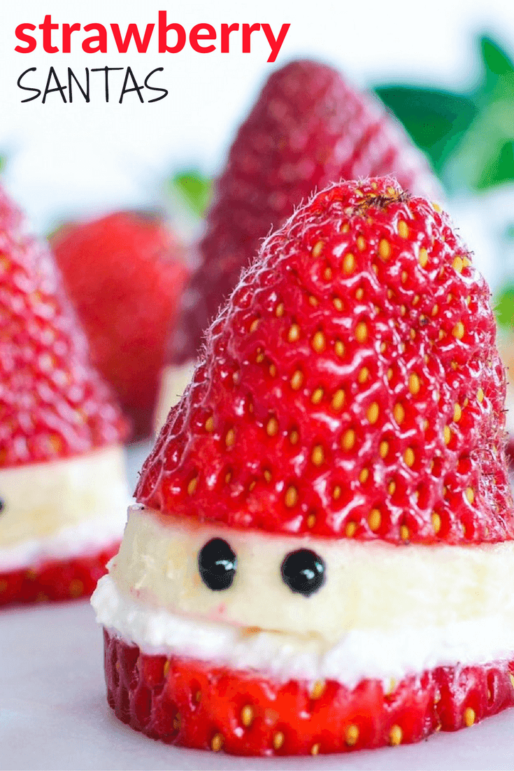 Healthy Strawberry Santas Healthy Strawberry Santas