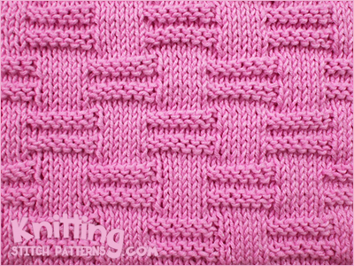Block Stitch  |  A simple pattern repeat using Knit and Purl combinations