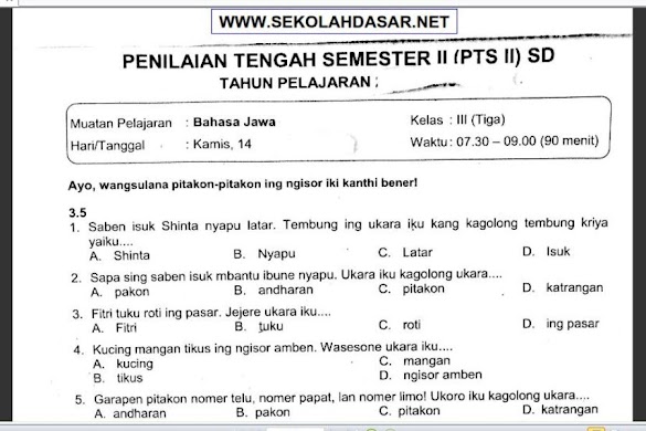 Soal Ips Kelas 5 Kd 32 Semester 2 Berkas Belajar