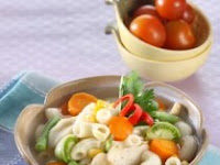 Resep Cara Membuat Sayur Sup Ayam Makaroni Khas Masakan Indonesia