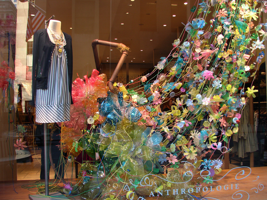 Pure Joy Events Anthropologie Spring Window Displays