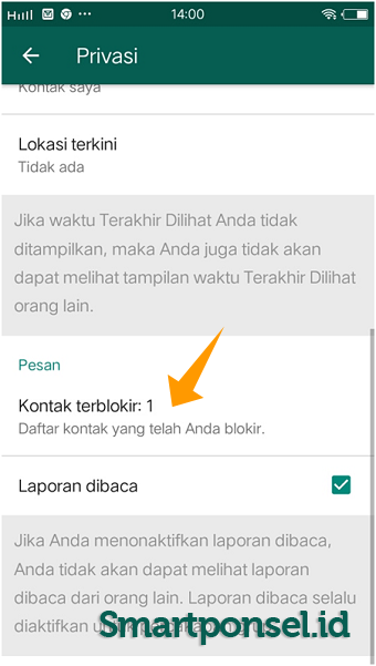 Cara melihat nomor orang/teman yang kita blokir di whatsapp Cara melihat nomor orang/teman yang kita blokir di whatsapp