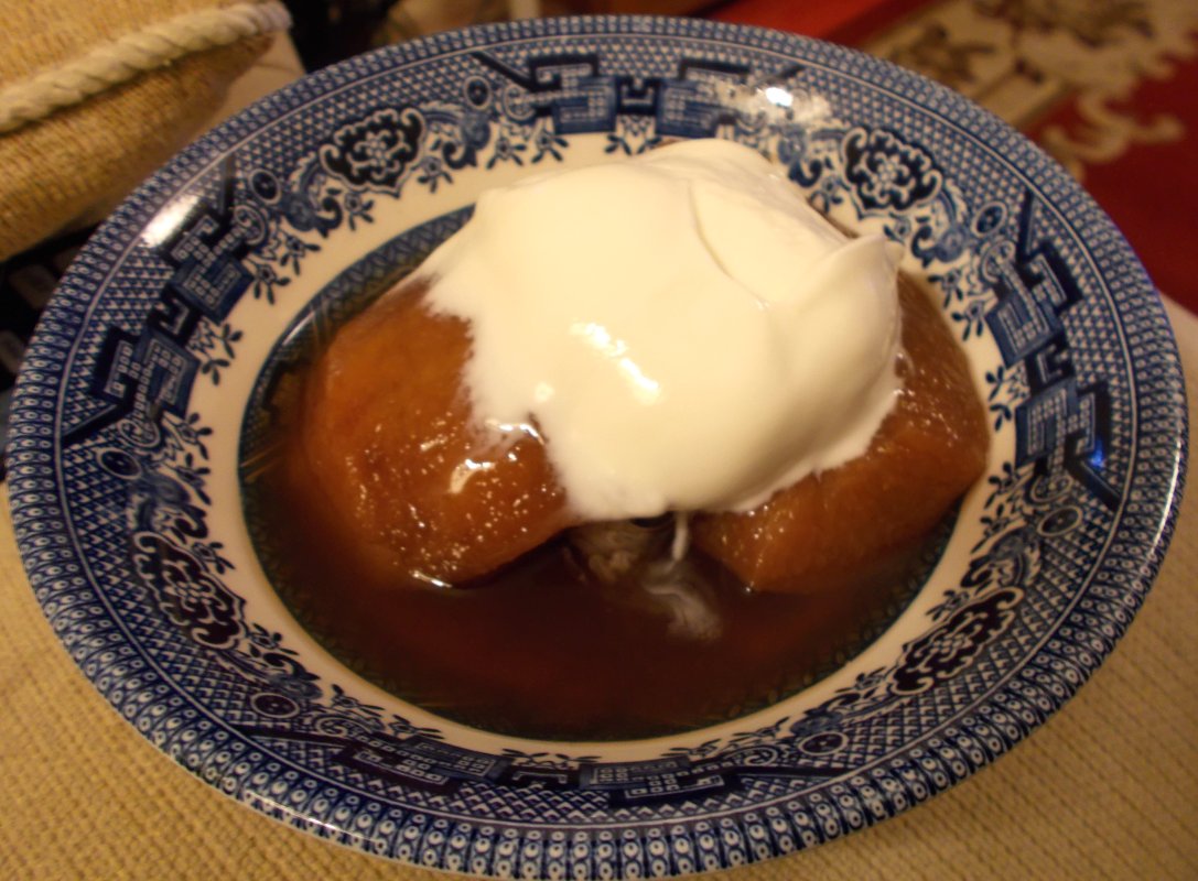 Jenny Eatwell's Rhubarb & Ginger Pressure cooker poached quince