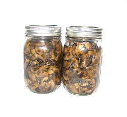 mushrooms pressure canned pints canner 45mins processing half