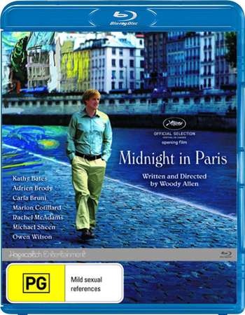 Midnight in Paris 2011 English 300MB BRRip 480p ESubs