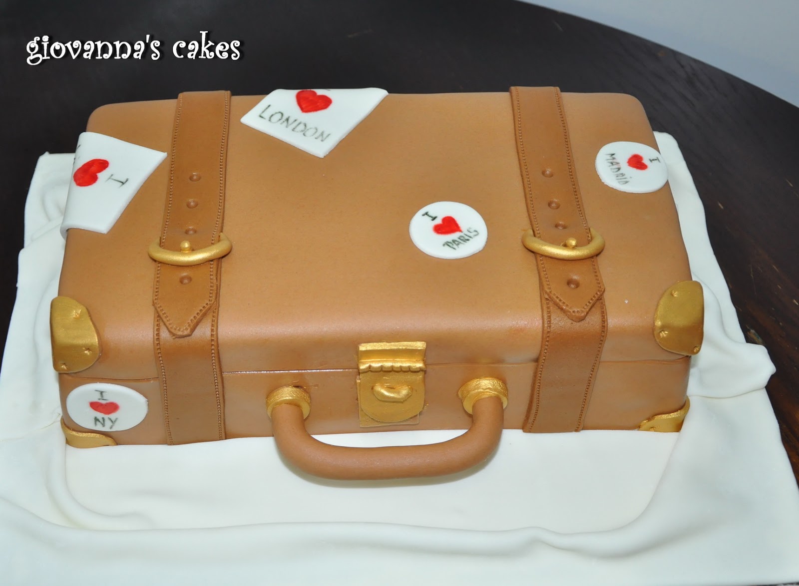 giovanna's cakes Luggage cake