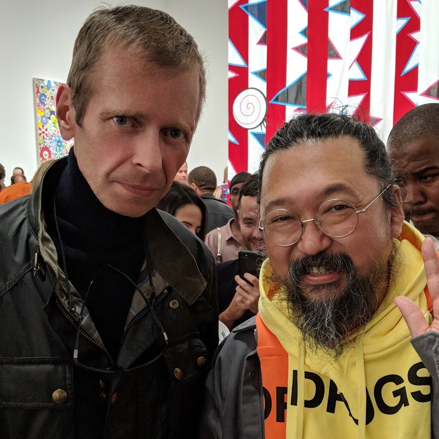Klaus Guingand and Takashi Murakami meet