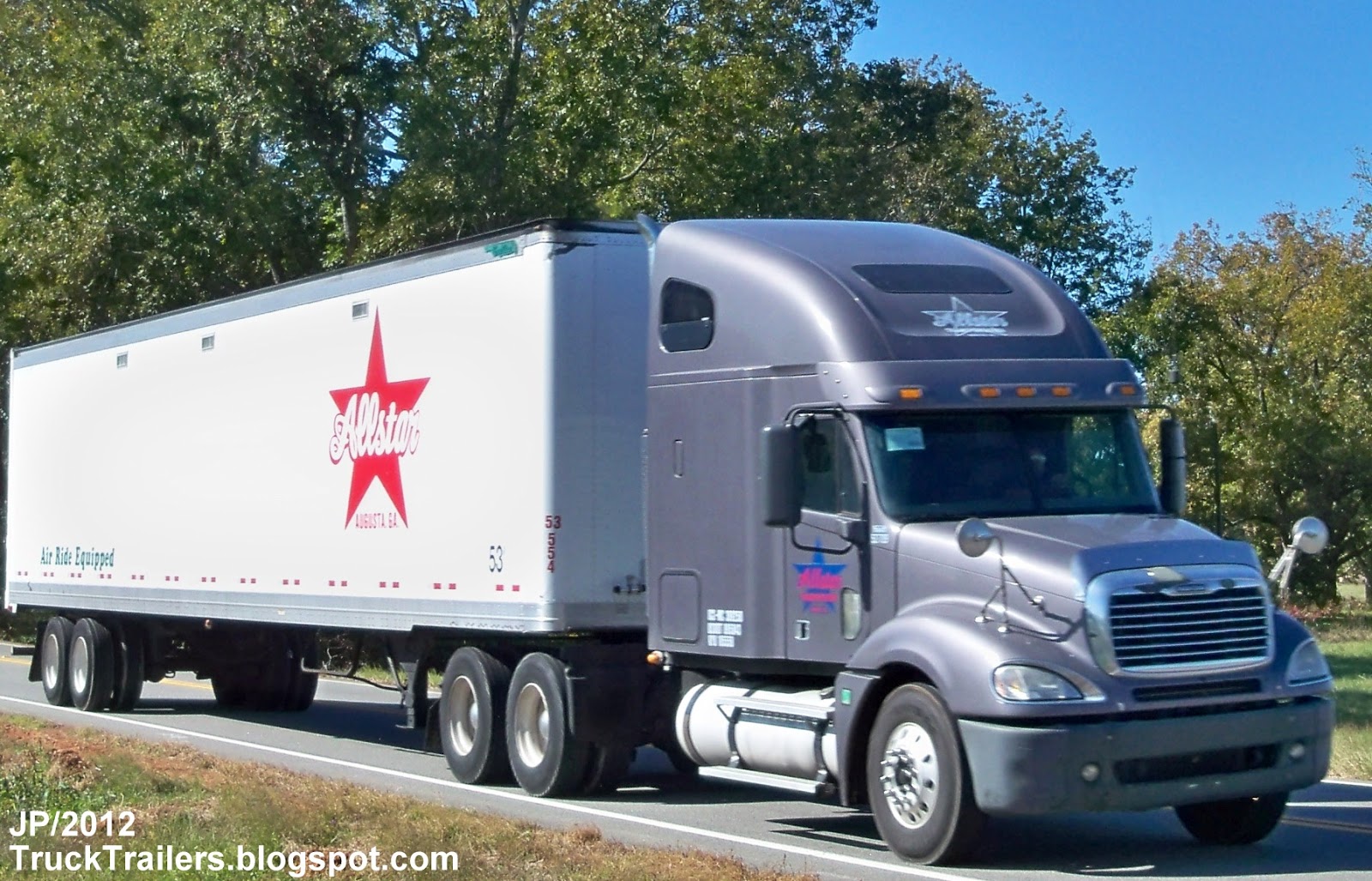 TRUCK TRAILER Transport Express Freight Logistic Diesel Mack Peterbilt