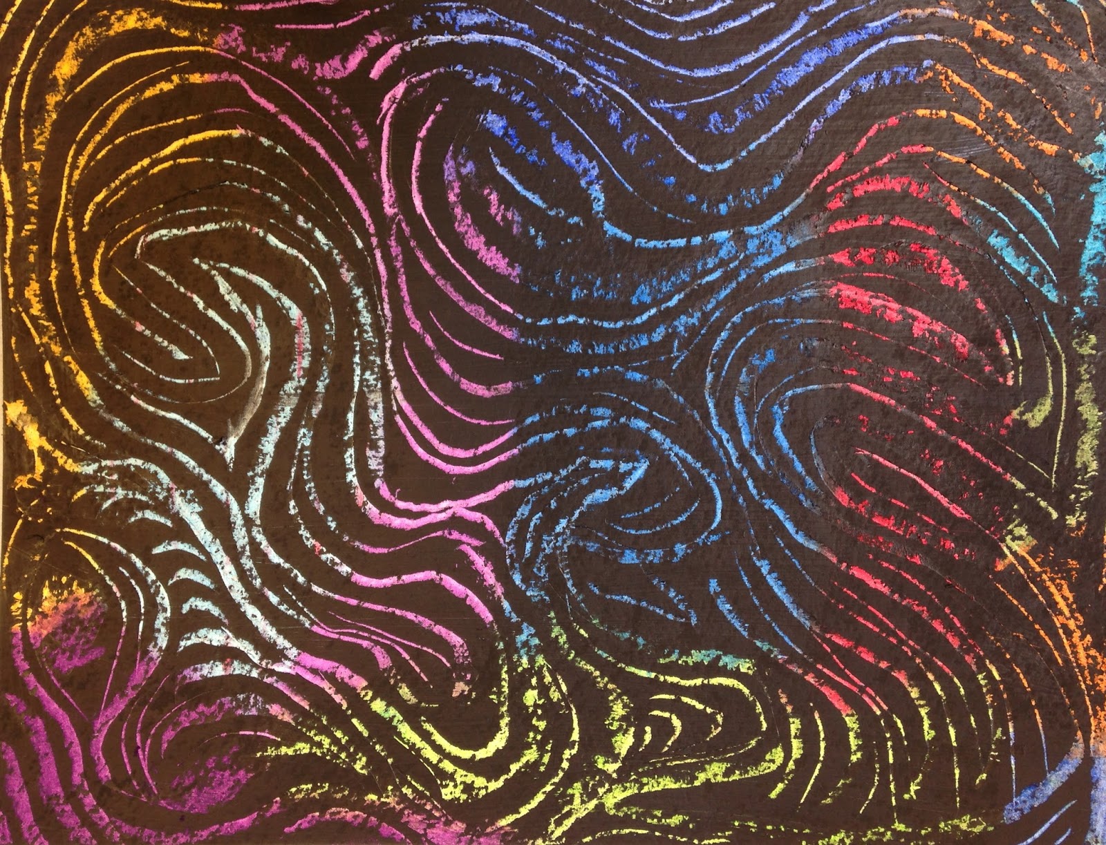 Art Sessions With Mary Deveau Scratch Paintings Sgraffito scratch-art-card