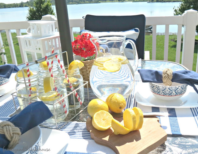 Waterside Summer Home Tour - 2016 - Family and the Lake House - www.familyandthelakehouse.com