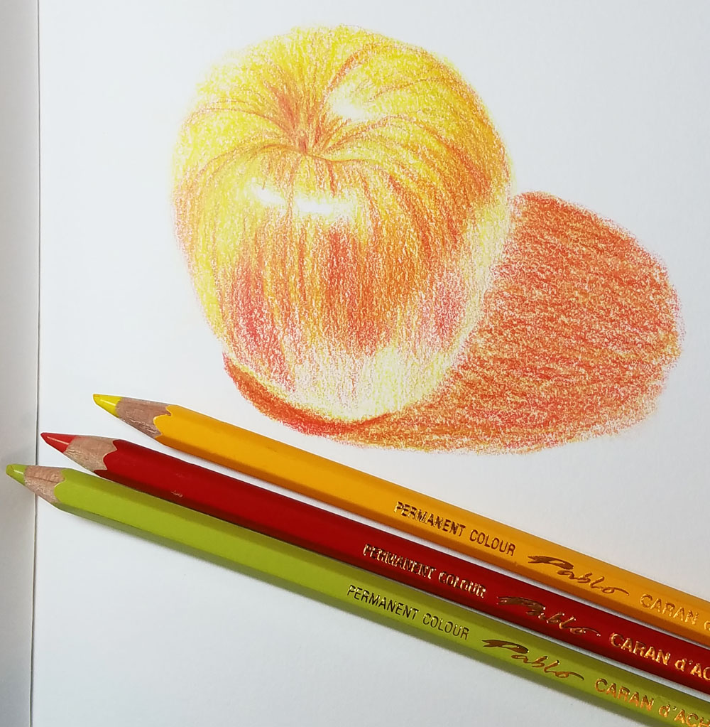 Fueled by Clouds & Coffee Colored Pencil Review Caran d’Ache Pablo