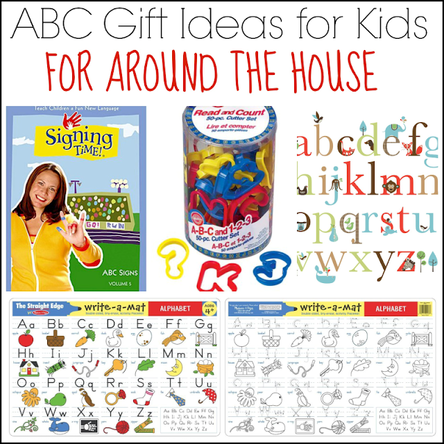 ABC Gift Ideas for Kids for Around the House from And Next Comes L