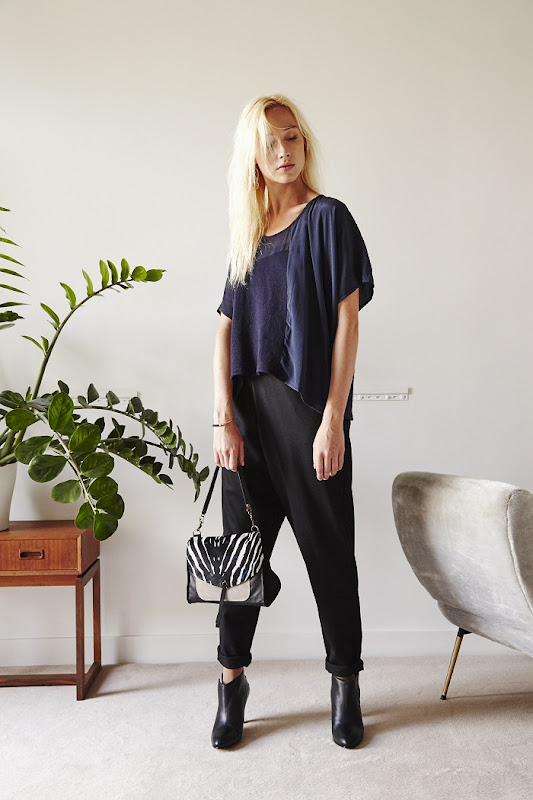 Top bleu Piers Elsa Esturgie