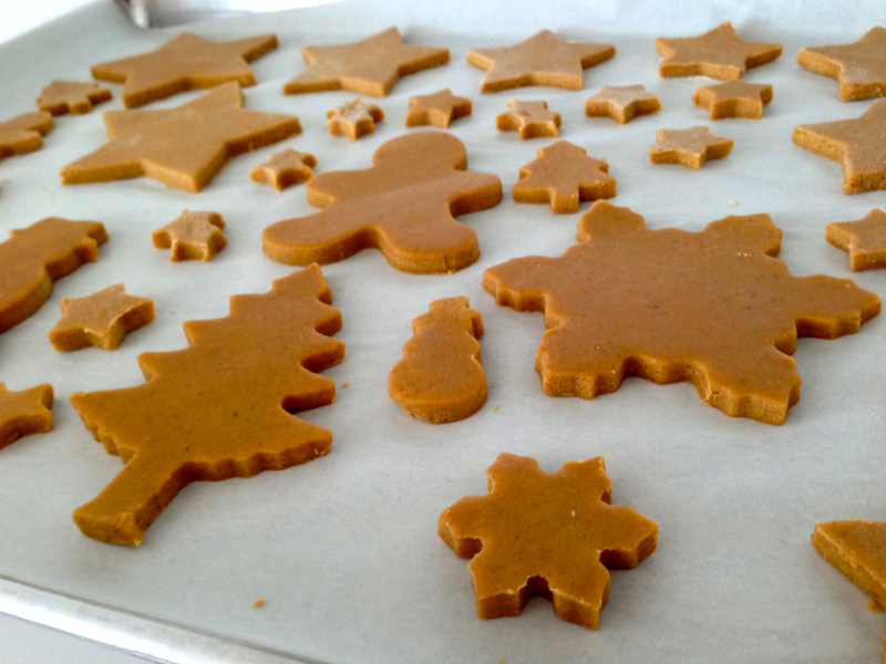 Homemade Gingerbread cookies with Martha Stewart Recipe