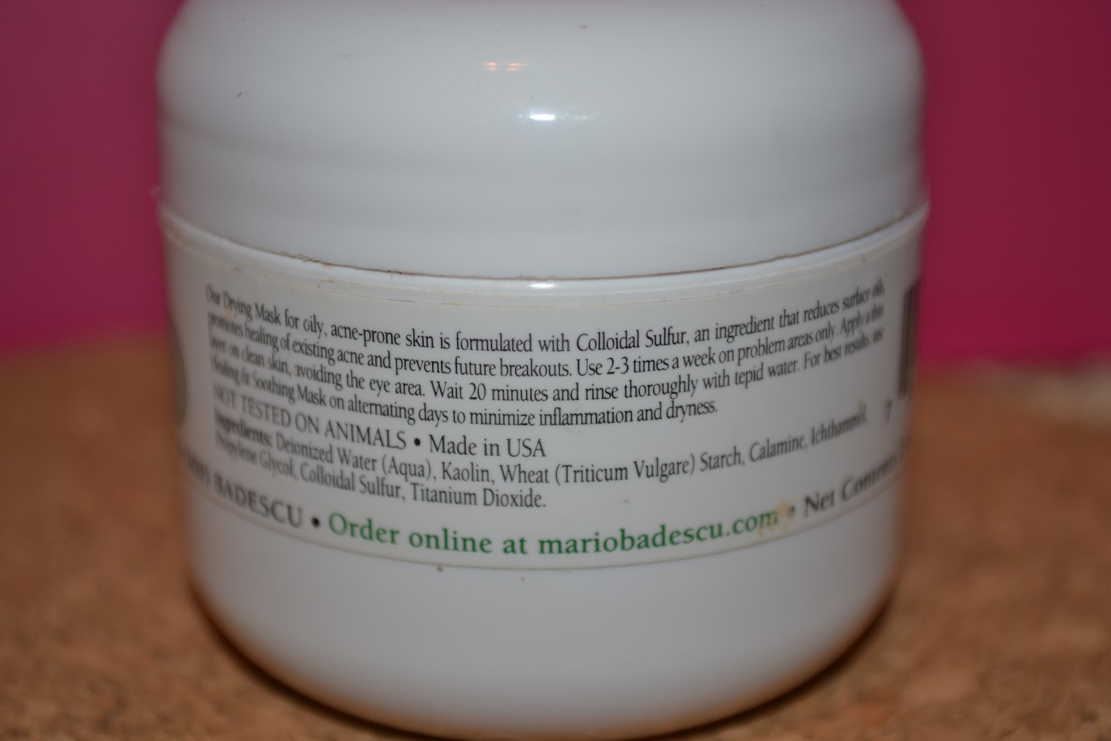 The Beauty Adventure Review Mario Badescu Drying Mask