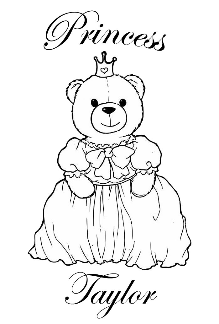 taylor coloring pages - photo #24